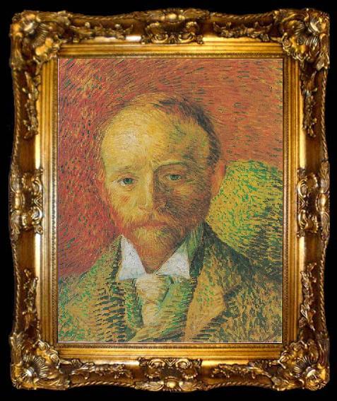 framed  Vincent Van Gogh Portrait of the Art-trader Alexander Reid, ta009-2